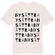 Vintage White t-shirt med Nysättra ordlek t-shirt