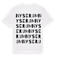 Nyserum ordlek t-shirt