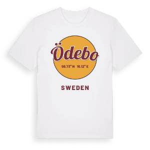 Ödebo cirkel t-shirt – ekologisk bomull t-shirt från Pinshirt