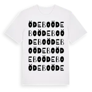 Ödebo ordlek t-shirt – ekologisk bomull t-shirt från Pinshirt