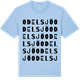 Blue Soul t-shirt med Odelsjö ordlek t-shirt
