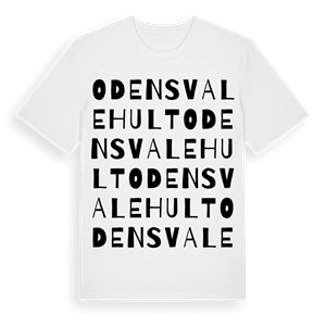 Odensvalehult ordlek t-shirt – ekologisk bomull t-shirt från Pinshirt