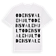 Odensvalehult ordlek t-shirt