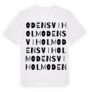 Odensviholm ordlek t-shirt – ekologisk bomull t-shirt från Pinshirt