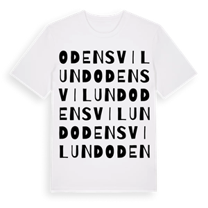 Odensvilund ordlek t-shirt – ekologisk bomull t-shirt från Pinshirt