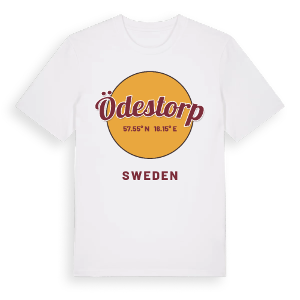 Ödestorp cirkel t-shirt – ekologisk bomull t-shirt från Pinshirt
