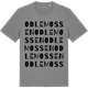 Mid Heather Gray t-shirt med Odlemossen ordlek t-shirt