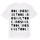 Odlingshult ordlek t-shirt