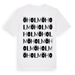 Öholm ordlek t-shirt – ekologisk bomull t-shirt från Pinshirt
