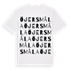 Öjersmåla ordlek t-shirt