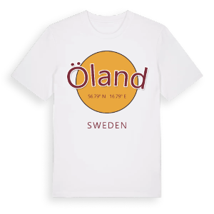 Öland cirkel t-shirt – ekologisk bomull t-shirt från Pinshirt