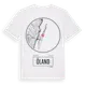 White t-shirt med Öland t-shirt