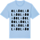 Blue Soul t-shirt med Olaö ordlek t-shirt