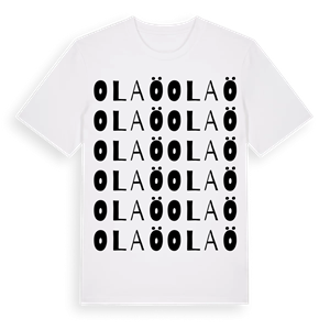 Olaö ordlek t-shirt – ekologisk bomull t-shirt från Pinshirt