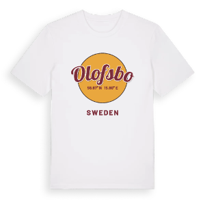 Olofsbo cirkel t-shirt – ekologisk bomull t-shirt från Pinshirt