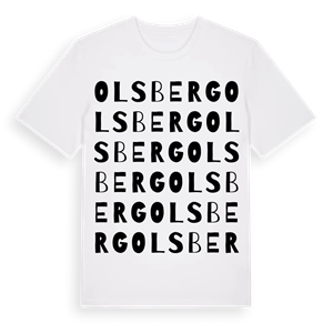 Olsberg ordlek t-shirt – ekologisk bomull t-shirt från Pinshirt