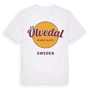 Ölvedal cirkel t-shirt – ekologisk bomull t-shirt från Pinshirt