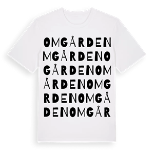 Omgården ordlek t-shirt – ekologisk bomull t-shirt från Pinshirt