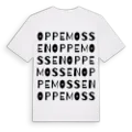 Oppemossen ordlek t-shirt