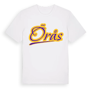 Örås baseball t-shirt – ekologisk bomull t-shirt från Pinshirt