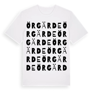 Örgärde ordlek t-shirt – ekologisk bomull t-shirt från Pinshirt