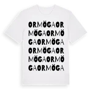 Ormöga ordlek t-shirt – ekologisk bomull t-shirt från Pinshirt