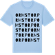 Blue Soul t-shirt med Ormstorp ordlek t-shirt
