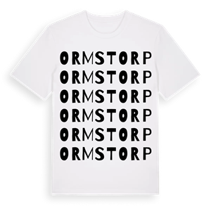 Ormstorp ordlek t-shirt – ekologisk bomull t-shirt från Pinshirt