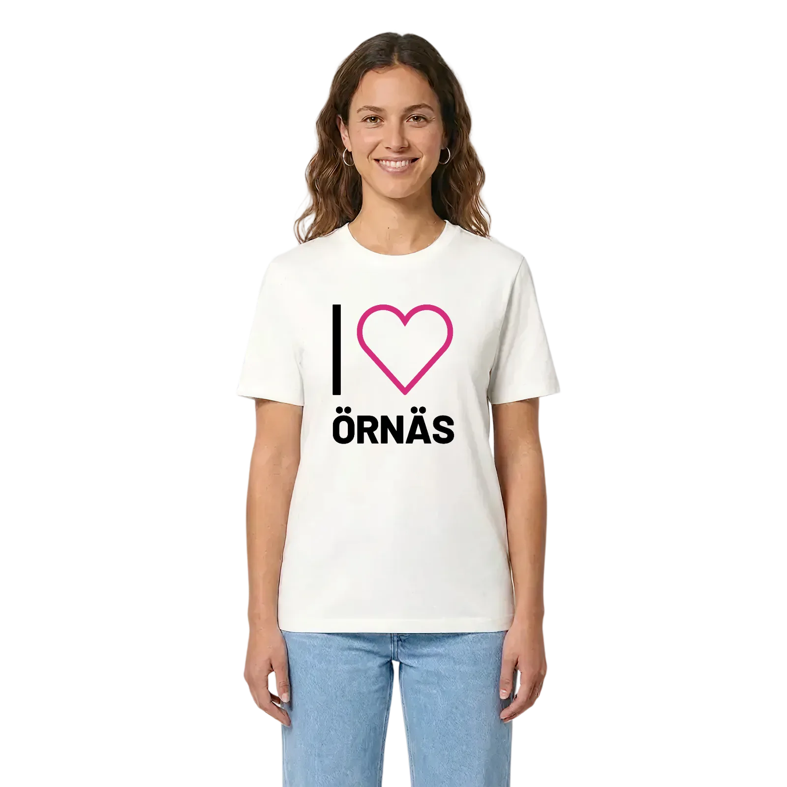 Jag älskar Örnäs t-shirt stort tryck – White, i miljö