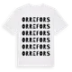 White t-shirt med Orrefors ordlek t-shirt