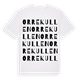 Orrekullen ordlek t-shirt