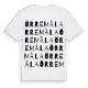 Örremåla ordlek t-shirt