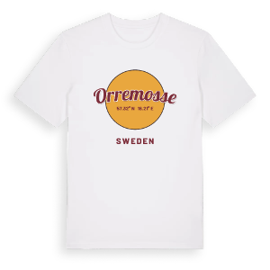 Orremosse cirkel t-shirt – ekologisk bomull t-shirt från Pinshirt