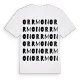 Orrmon ordlek t-shirt