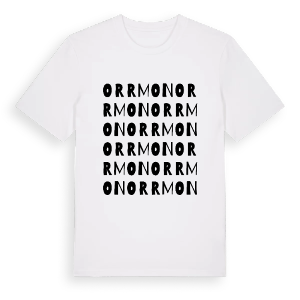 Orrmon ordlek t-shirt – ekologisk bomull t-shirt från Pinshirt