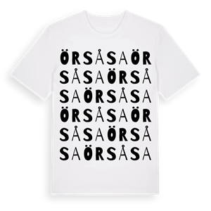 Örsåsa ordlek t-shirt – ekologisk bomull t-shirt från Pinshirt