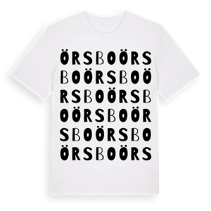 Örsbo ordlek t-shirt – ekologisk bomull t-shirt från Pinshirt