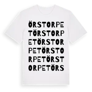 Örstorpet ordlek t-shirt – ekologisk bomull t-shirt från Pinshirt
