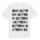 White t-shirt med Örvadet ordlek t-shirt