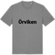 Mid Heather Gray t-shirt med Örviken fetstil t-shirt