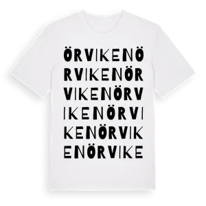 Örviken ordlek t-shirt – ekologisk bomull t-shirt från Pinshirt