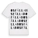 Osfällan ordlek t-shirt
