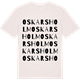 Vintage White t-shirt med Oskarsholm ordlek t-shirt
