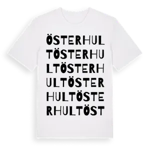 Österhult ordlek t-shirt – ekologisk bomull t-shirt från Pinshirt