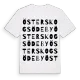 Österskogs Ödeby ordlek t-shirt