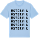 Blue Soul t-shirt med Östervik ordlek t-shirt