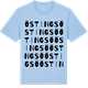 Blue Soul t-shirt med Östingsö ordlek t-shirt