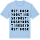 Blue Soul t-shirt med Östingsryd ordlek t-shirt