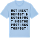 Blue Soul t-shirt med Östingstorp ordlek t-shirt