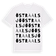 Östra Alsjö ordlek t-shirt